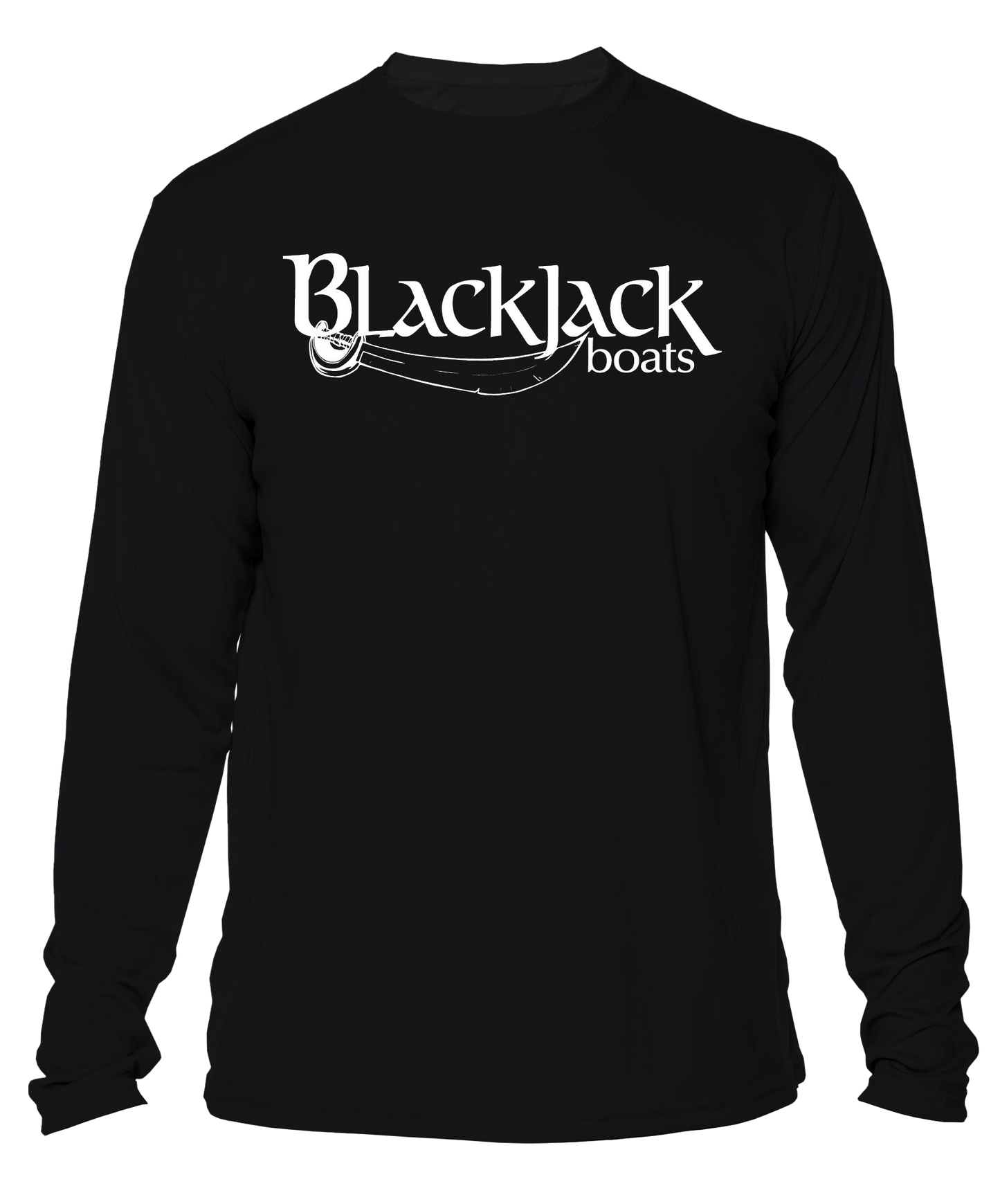 BlackJack Long Sleeve Solar Shirt Black