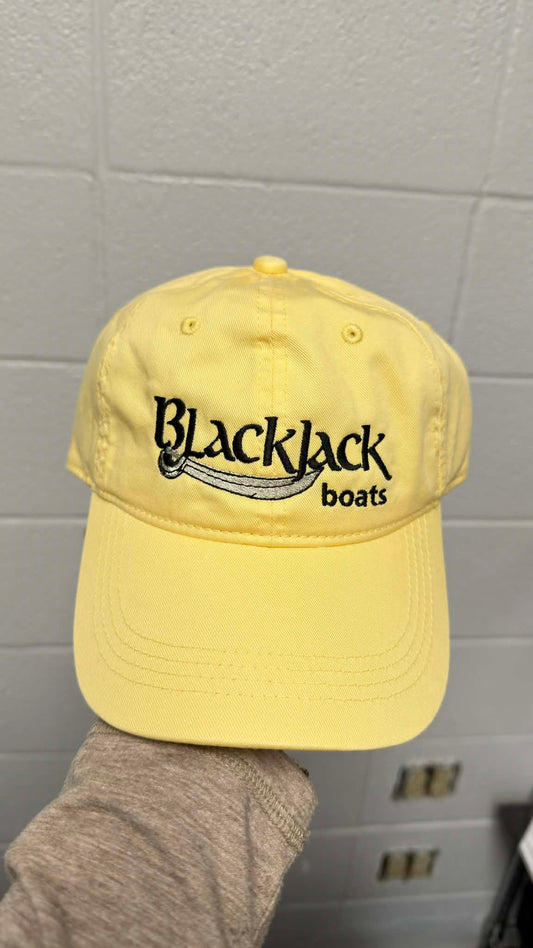 Butter Color BlackJack Hat - Adjustable Tuck Strap with Slide Closure