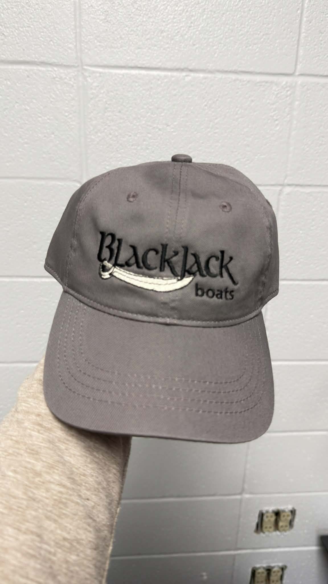 Dark Gray BlackJack Hat - Adjustable Tuck Strap with Slide Closure