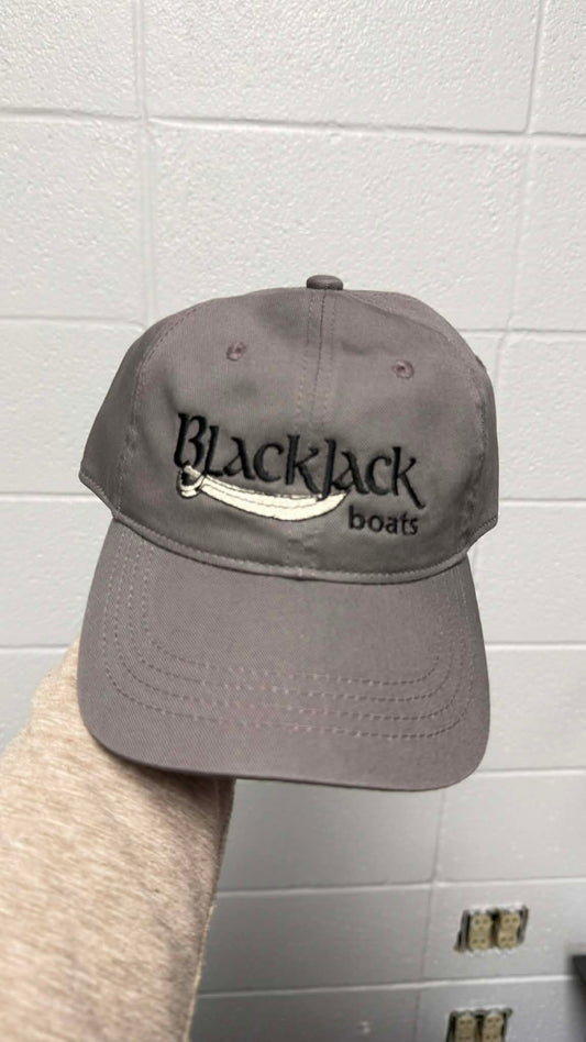 Dark Gray BlackJack Hat - Adjustable Tuck Strap with Slide Closure
