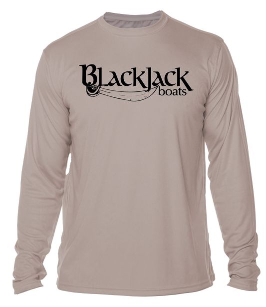 BlackJack Long Sleeve Solar Shirt Gray