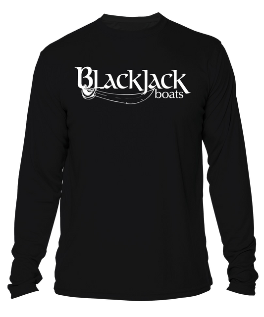 BlackJack Long Sleeve Solar Shirt Black