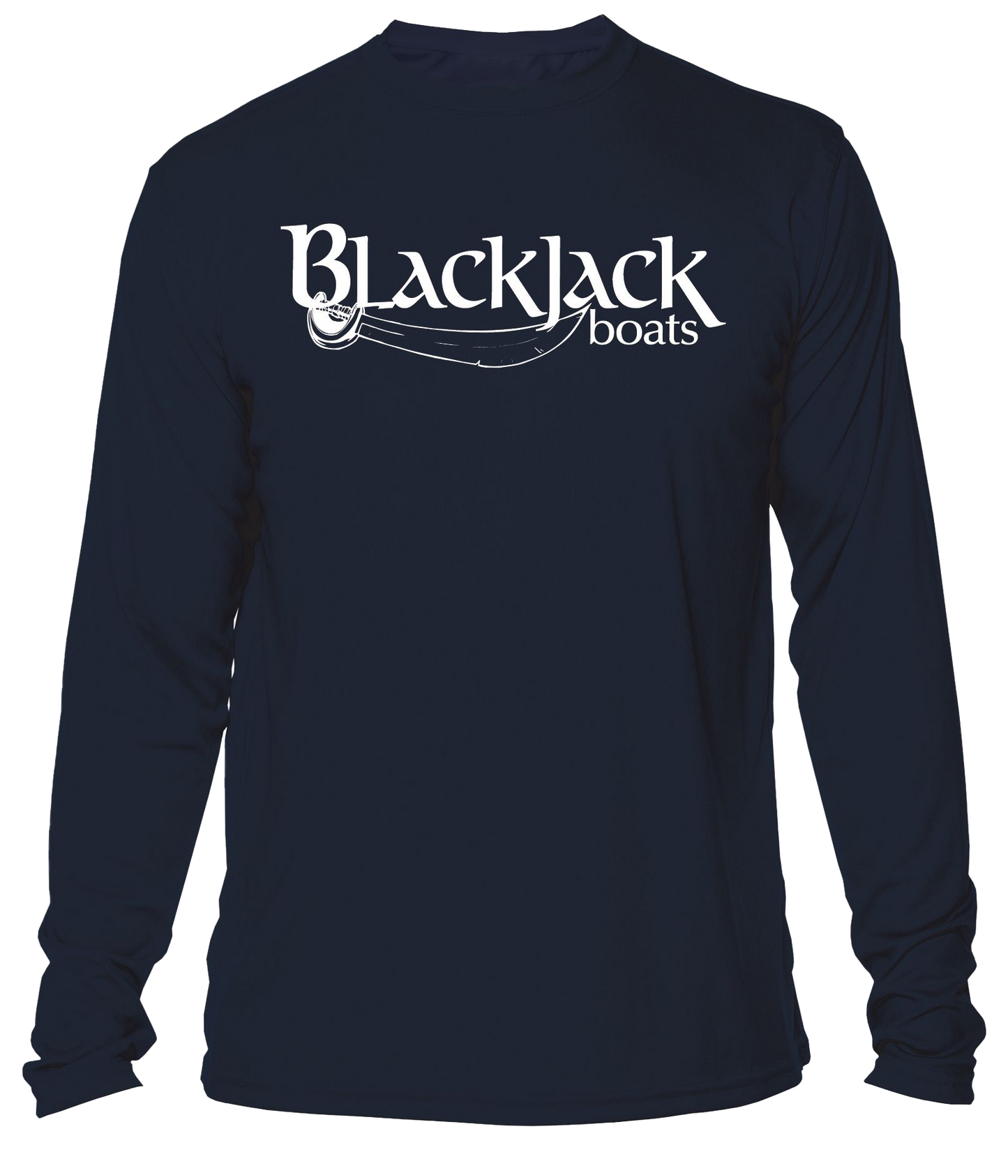 BlackJack Long Sleeve Solar Shirt Navy