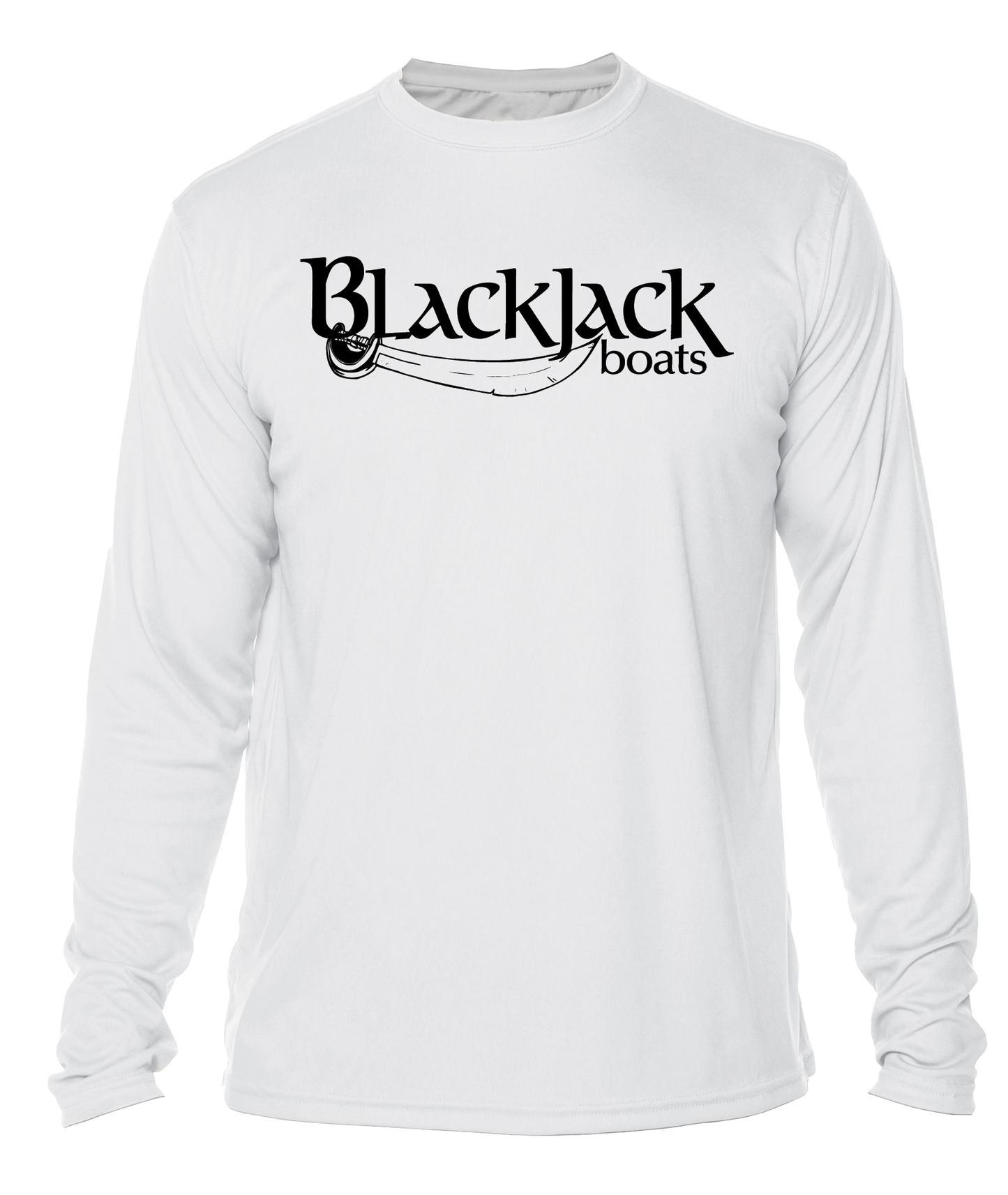 BlackJack Long Sleeve Solar Shirt White